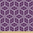 thumbnail image 1 of Ambesonne Retro Fabric by the Yard Upholstery, Abstract Trellis Purple Tones, 1 Yard, Purple Pale Lavender, 1 of 5