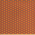 thumbnail image 1 of Retro Fabric by the Yard, Composition of Geometric Ethnic Shapes in Warm Tones, Decorative Upholstery Fabric for Chairs & Home Accents, Vermilion Multicolor by Ambesonne, 1 of 4