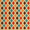 thumbnail image 1 of Ambesonne Retro Fabric by the Yard Upholstery, Funky Different Forms, 10 Yards, Multicolor, 1 of 4