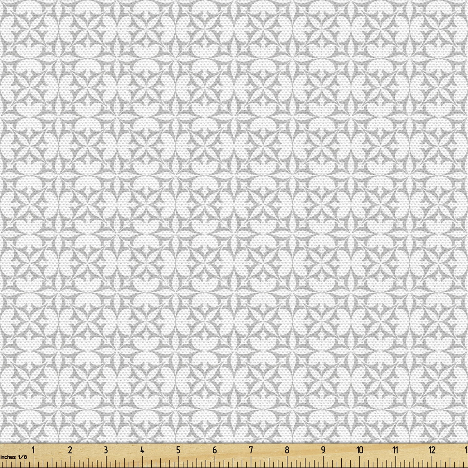 Ambesonne Retro Fabric by the Yard Upholstery, Minimalist Neutral ...