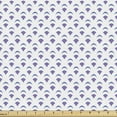 thumbnail image 1 of Retro Fabric by the Yard, Repetitive Concentric Semi Circles Shapes in Ornamental Design and Vintage Style, Upholstery Fabric for Dining Chairs Home Decor Accents, Multicolor by Ambesonne, 1 of 5