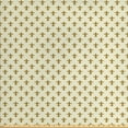 thumbnail image 1 of Ambesonne Retro Fabric by the Yard Upholstery, Flower of the Lily Design, 2 Yards, Cream and Yellow, 1 of 4