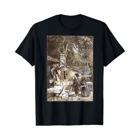 Retro Fairy Tale Shirt - Hansel and Gretel T-shirt - Walmart.com