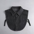 thumbnail image 1 of Retro Fake Collar for Women Men Classic Shirt Collar Casual Women'S Collar Adjustable Detachable Half High Collar Lovers Fake Collar Vintage-Inspired Faux Collar 2026 Sales Under $1, 1 of 4