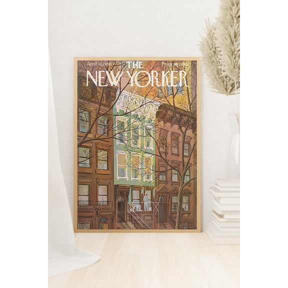 Retro Fall Magazine Cover Unframed Paper Print
