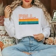 thumbnail image 1 of Retro Fall Stripes | Garment Dyed Sweatshirt, 1 of 4