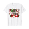 thumbnail image 1 of Retro Family Christmas Crew 2023 Matching Family T-Shirt White Tee, 1 of 5