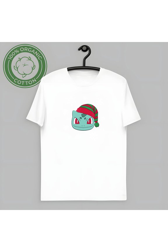 Retro Fantasy Animal Shirt - Bulbasaur Snowflakes Shirt, Unisex Up To Sizes 3XL