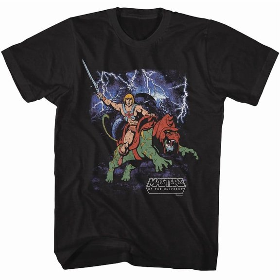 Retro Fantasy Beast Graphic T-Shirt, Vintage 80s Battle Animal Cartoon Tee, Short Sleeve Unisex Shirt