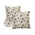 thumbnail image 1 of Retro Farm Sunflower with Butterfly Honeybee Outdoor Pillow Covers Set of 2, Decorative Waterproof Throw Pillow Case, Quotes Cotton Linen Soft Cozy Cushion Pillowcases, 1 of 6