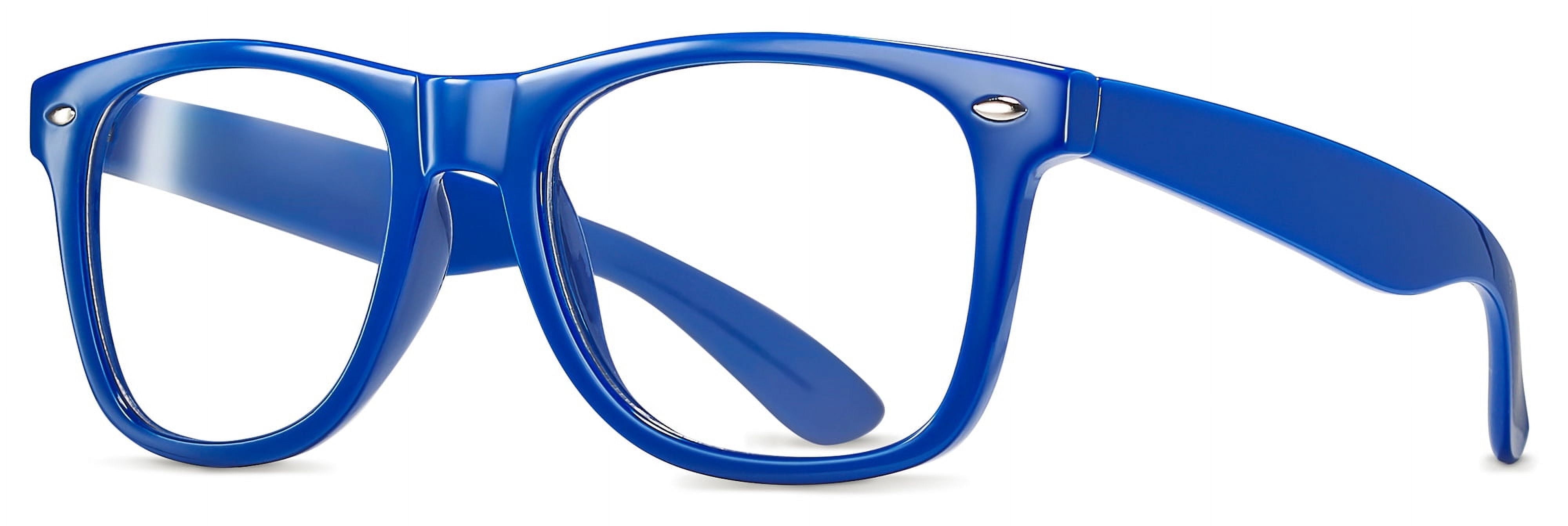 Clear Lens Non Prescription Retro Nerd Glasses for Men Women Costume Cosplay Pretend Fake Eyewear Walmart