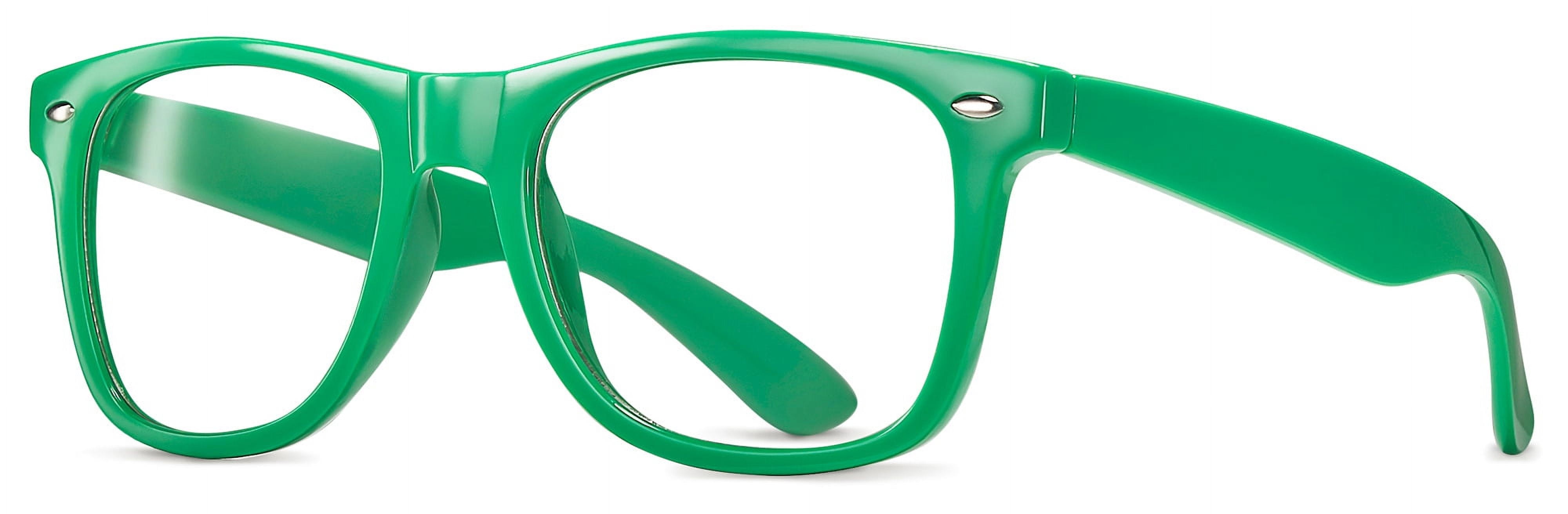 Retro Fashion Nerd Non Prescription Clear Lens Glasses for Men Women Pretend Cosplay Costume Fake Eyeglasses