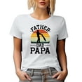 thumbnail image 1 of Retro Father, Dad, Papa feat. a Son, Father's Day or Birthday, White T-Shirt, 3XL, 1 of 5