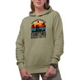 thumbnail image 1 of Retro Father and Daughter, Hunting Buddies for Life, Hunter Father's Day, Sand Hooded Sweatshirt or Hoodie, Small, 1 of 5