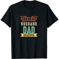 thumbnail image 1 of Retro Father's Day - Dad the Legend Husband Dad Grandpa Womens T-Shirt Black 2X-Large, 1 of 5