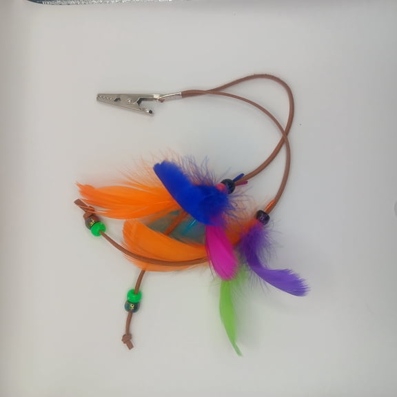 Retro Feathered Hair Clip
