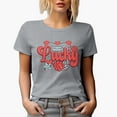 thumbnail image 1 of Retro Feeling Lucky, Love You with Dice, Valentine's Day Gift, Heather Grey T-Shirt, XL, 1 of 5