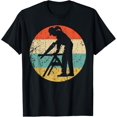 thumbnail image 1 of Retro Female Carpenter Sawing Vintage Style Carpentry T-Shirt men and women can wear, black, white, gifts, 1 of 4
