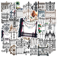 thumbnail image 1 of Retro Fence Theme Stickers, Waterproof Fence Theme Sticker for Water Bottle Laptop Phone Cases Planner Skateboard Luggage Helmet Party Favor Decor, Ideal for Adults Teens Teacher Rewards, 1 of 9