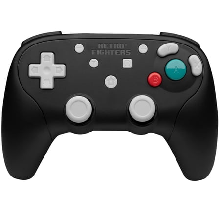 Retro Fighters BaldeGC Wireless Controller Next-Gen - GameCube, Switch, PC, Gameboy Player Compatible (Black) [video game]
