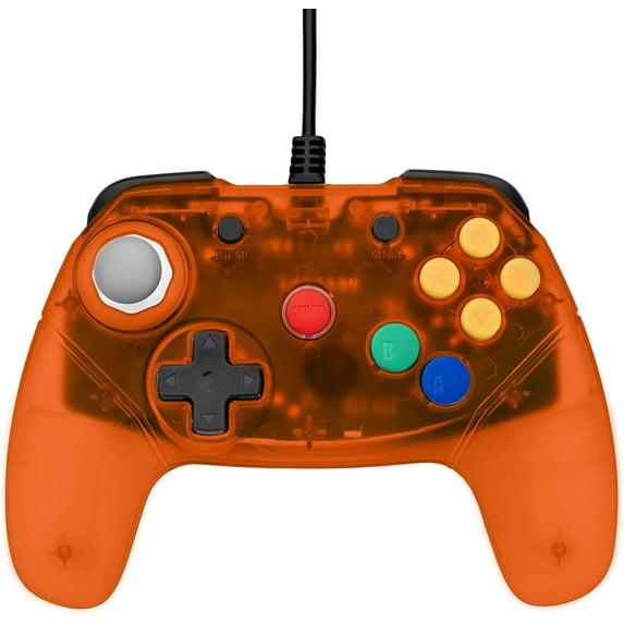 Retro Fighters Brawler 64 Gamepad for Nintendo 64 N64 - Orange