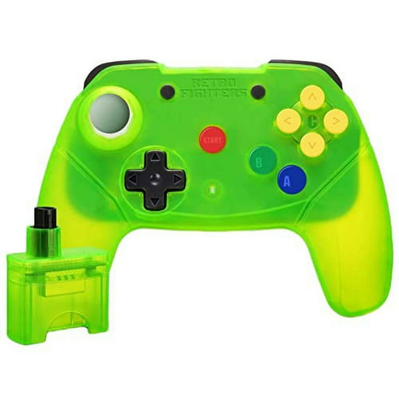 Retro Fighters Brawler64 Wireless Edition N64 Controller - Nintendo 64 - Limited Edition Extreme Green [video game]