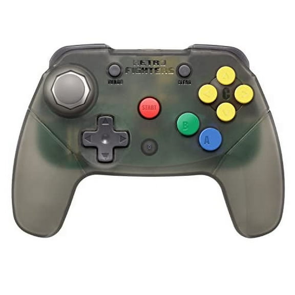 Retro Fighters Brawler64 Wireless Edition N64 Controller - Nintendo 64 - Smoke Grey [video game]