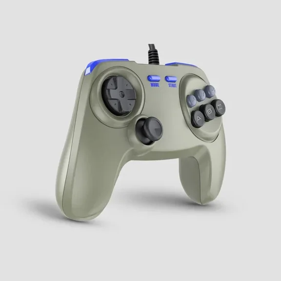 Retro Fighters BrawlerGen Special Edition Grey - Sega Genesis and Sega Saturn