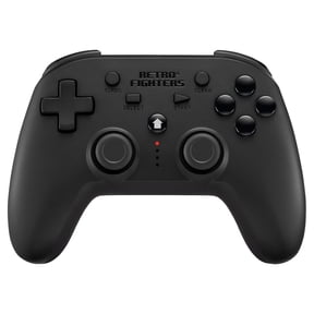 Retro Fighters Defender Next-Gen PS1 - PS2 - PS3 - PS Classic - Switch & PC Compatible Wireless Controller (Black)