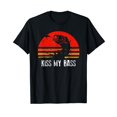 thumbnail image 1 of Retro Fishing Shirt Kiss My Bass Vintage Gift, 1 of 5