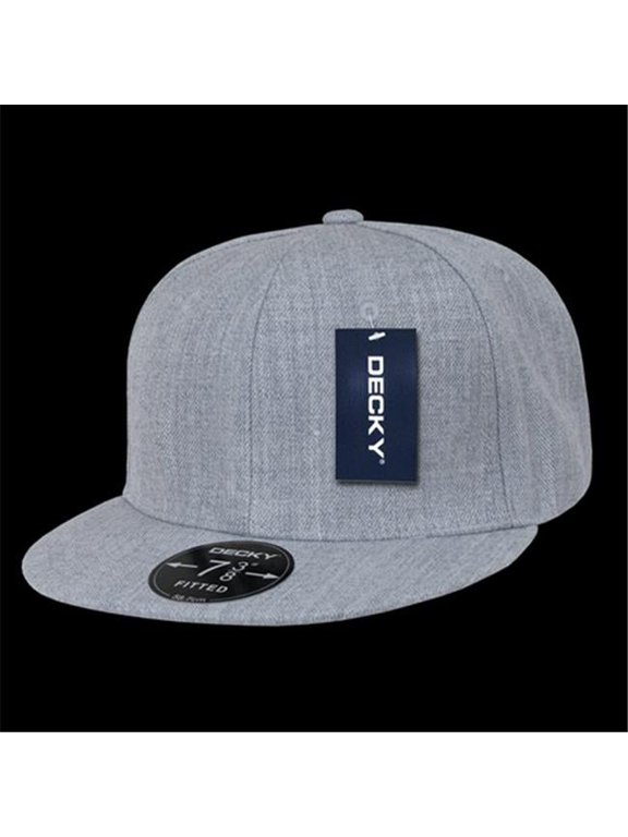 Retro Fitted Cap, Heater Grey, Size 7.63
