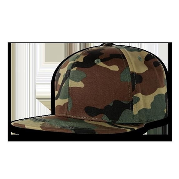 Retro Fitted Caps, Woodland - Size 7-0.375