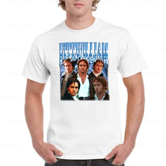 Retro Fitzwilliam Darcy Pride and Prejudice Mr Darcy T-shirt unisex up to 5XL