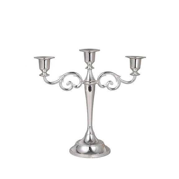 Retro Five-headed Metal Candlestick For Wedding Dining Table Christmas Party Home Decoration