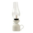 thumbnail image 1 of Retro Flameless Table Lamp Led Kerosene Lamps Bedside Tables Oil Lamps Battery Powered Retro Candle Bedrooms Living Room Decoration Night Lights Happy Day!, 1 of 7