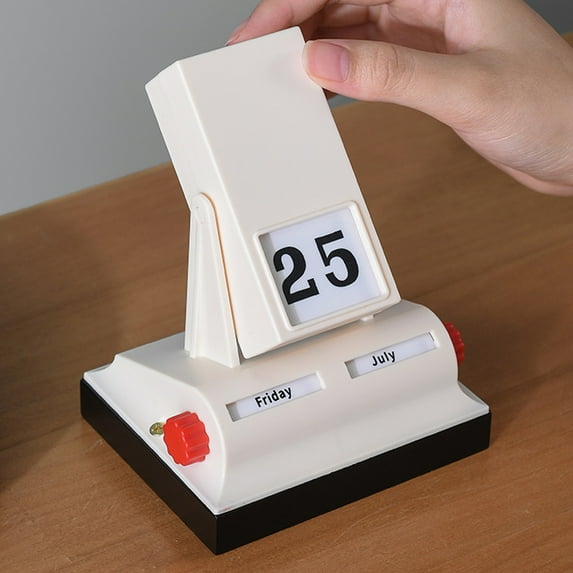 Retro Flip Perpetual Calendar 2026 Vintage For Timeless Desk Display​