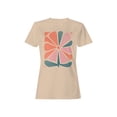 thumbnail image 1 of Retro Floral Design Women's T-shirt, 1 of 3