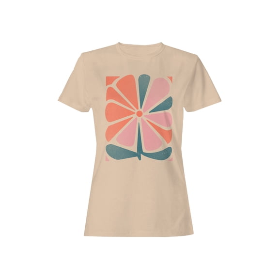 Retro Floral Design Women's T-shirt