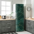 thumbnail image 1 of Retro Floral Fridge Door Cover Mural Waterproof PVC Flower Leaf Refrigerator Door Wrap Vinyl Wallpaper Removable Fridge Decal, 1 of 5