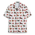 thumbnail image 1 of Retro Floral Horse Racing Hawaiian Shirts For Men Aloha Horse Mens Hawaiian Shirts Short Sleeve Button Down Shirt Men 1, 1 of 7