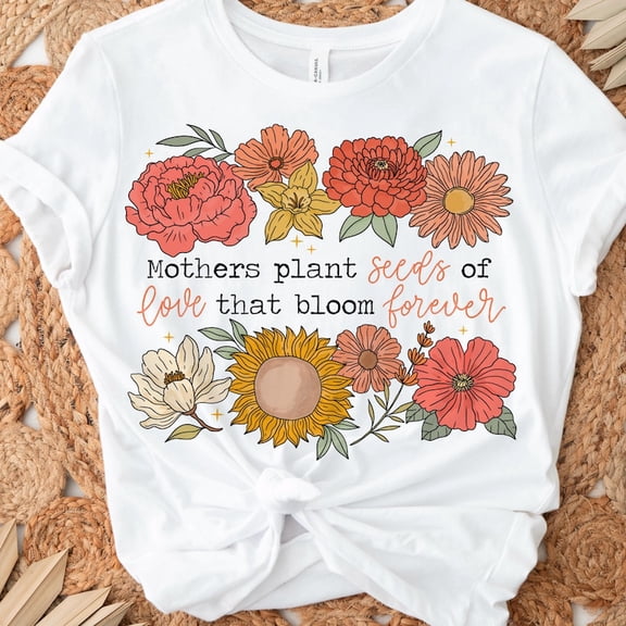 Retro Floral Mama Quote T-Shirt, She Is Mom Floral Tee, Cute Mama Shirt, Mother’s Day Gift Shirt for Moms, Inspirational Mom Shirt for Women