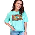 thumbnail image 1 of Retro Floral Nurse Design for Women, Chalky Mint Comfort Colors T-Shirt, 2XL, 1 of 3