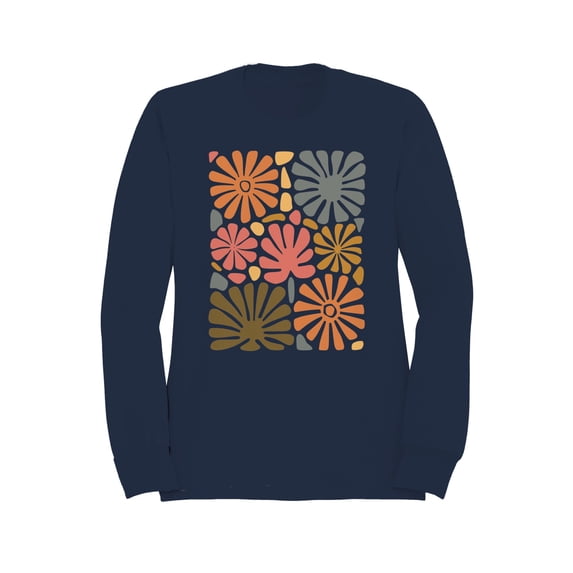 Retro Floral Pattern Art Women's Sweatshirt