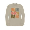 thumbnail image 1 of Retro Floral Pattern Art Women's Sweatshirt, 1 of 3