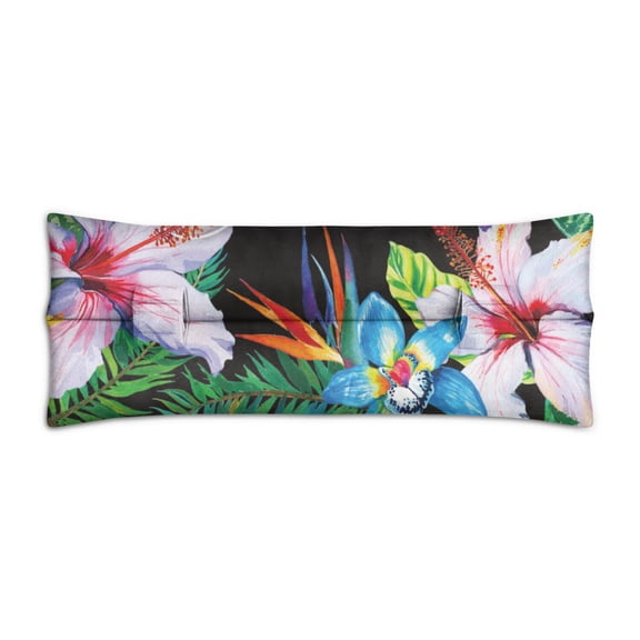 Retro Floral Print Mastectomy Pillow for Car - Post Surgery Seatbelt Cushion with Secure Straps