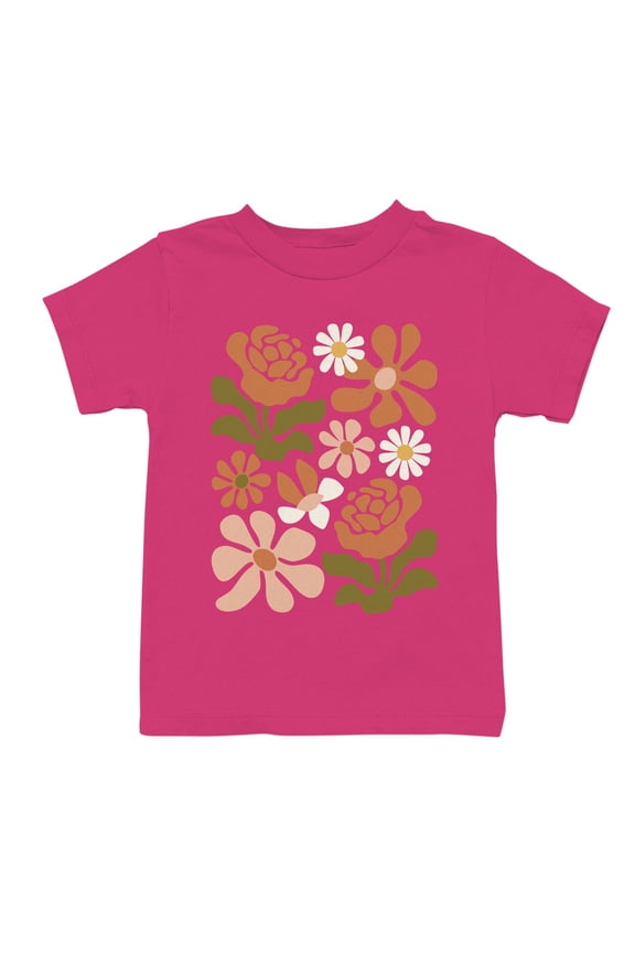 Retro Floral Wall Art Youth's T-shirt