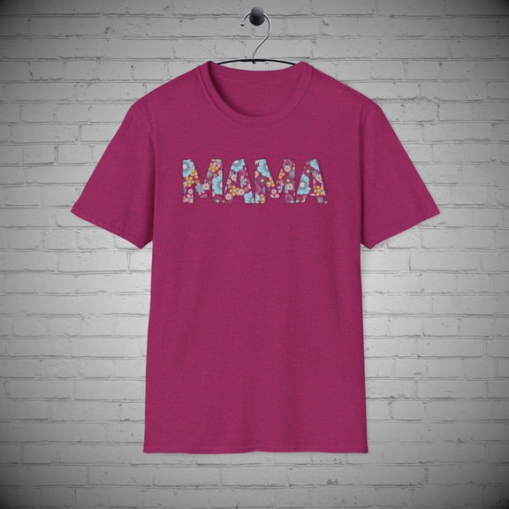 Retro Flower Mama T-shirt, Floral Mama shirt, Mother's day Gift, Mommy tee