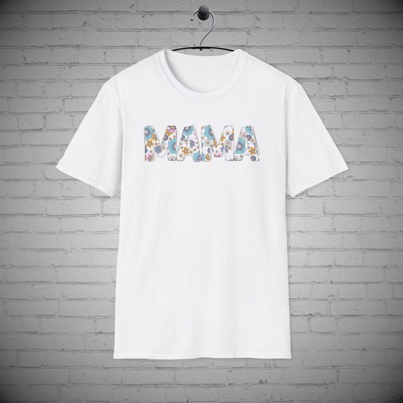 Retro Flower Mama T-shirt, Floral Mama shirt, Mother's day Gift, Mommy tee