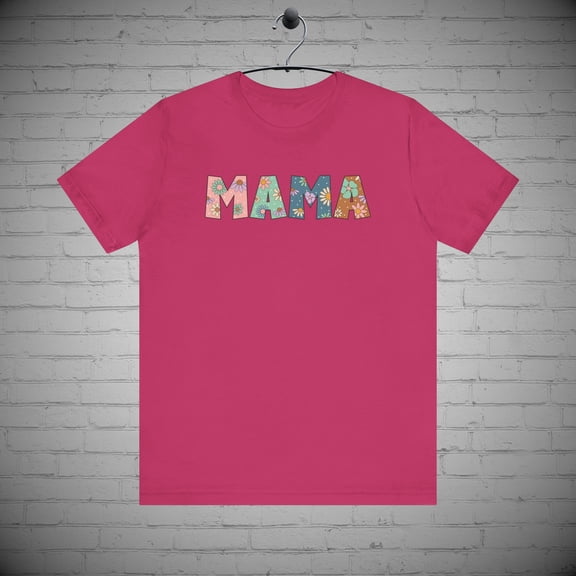 Retro Flower Mama T-shirt, Floral mama shirt, Mother's day Gift, Mommy tee