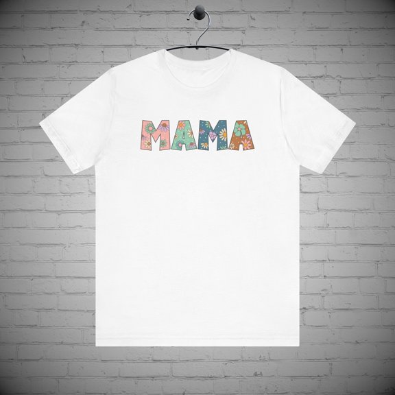 Retro Flower Mama T-shirt, Floral mama shirt, Mother's day Gift, Mommy tee